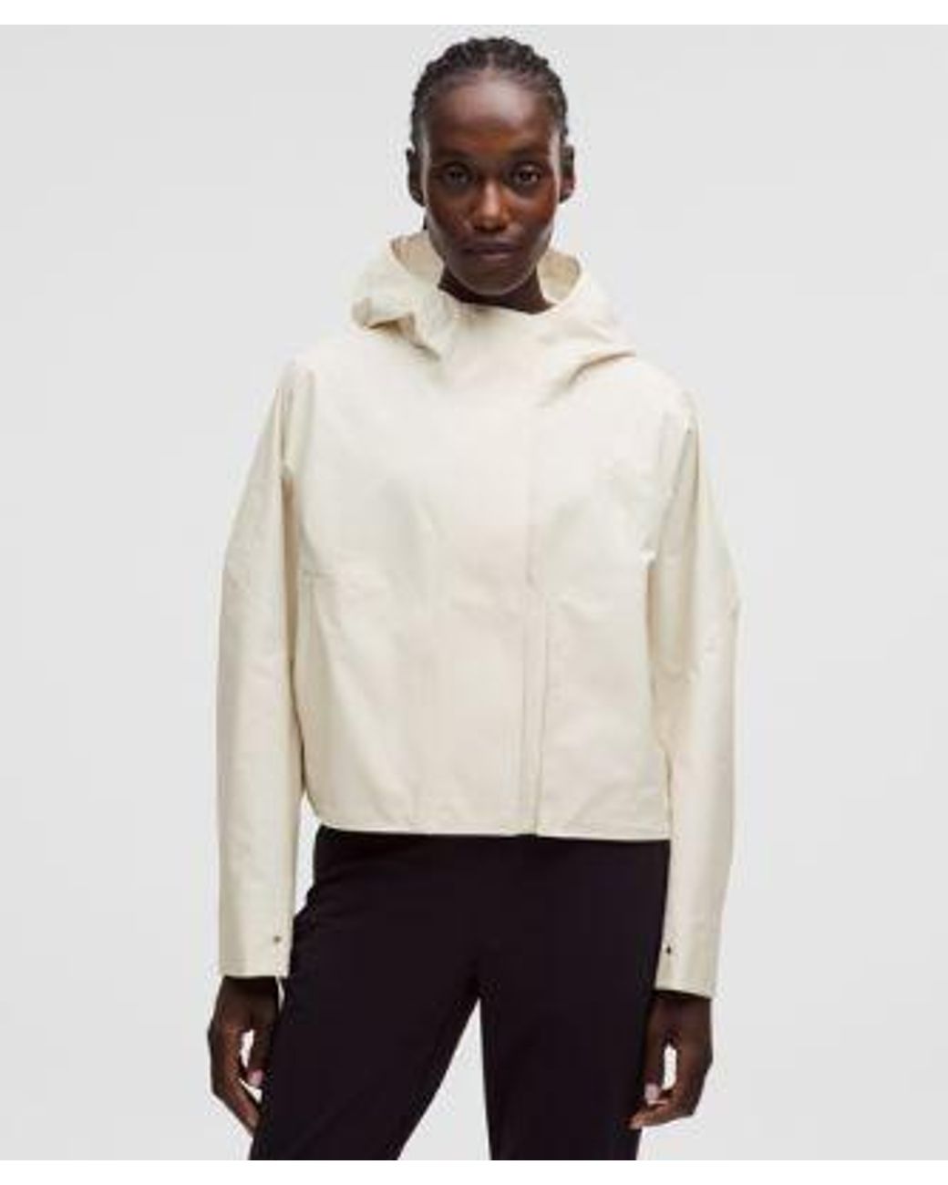 lululemon athletica White – Rain Chaser Jacket – – Size 4