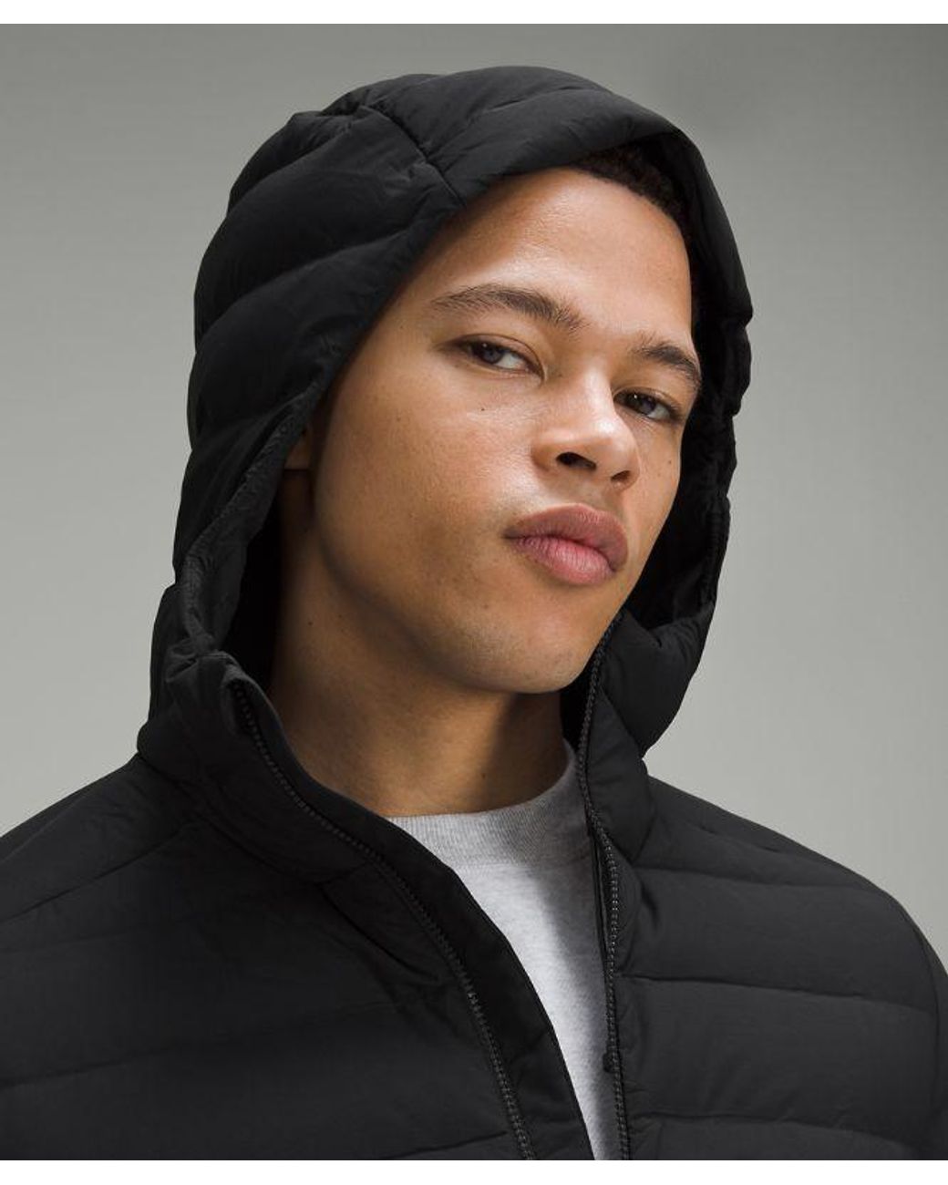 lululemon athletica Black – Navigation Stretch Down Hoodie – – Size Large for men