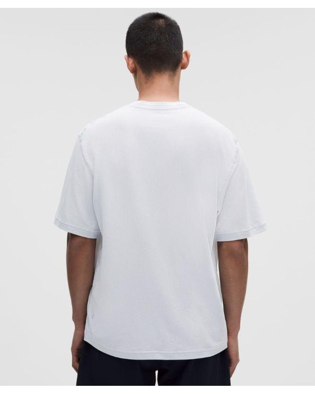 lululemon athletica White – -Knit Jersey Short-Sleeve Shirt – – Size Large for men