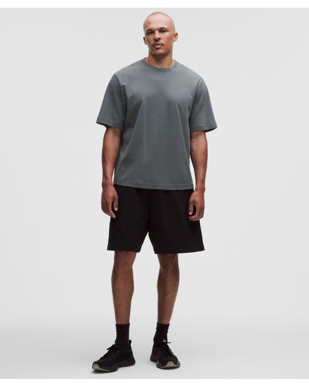lululemon athletica Gray – Pique Performer Relaxed T-Shirt – – Size Large for men