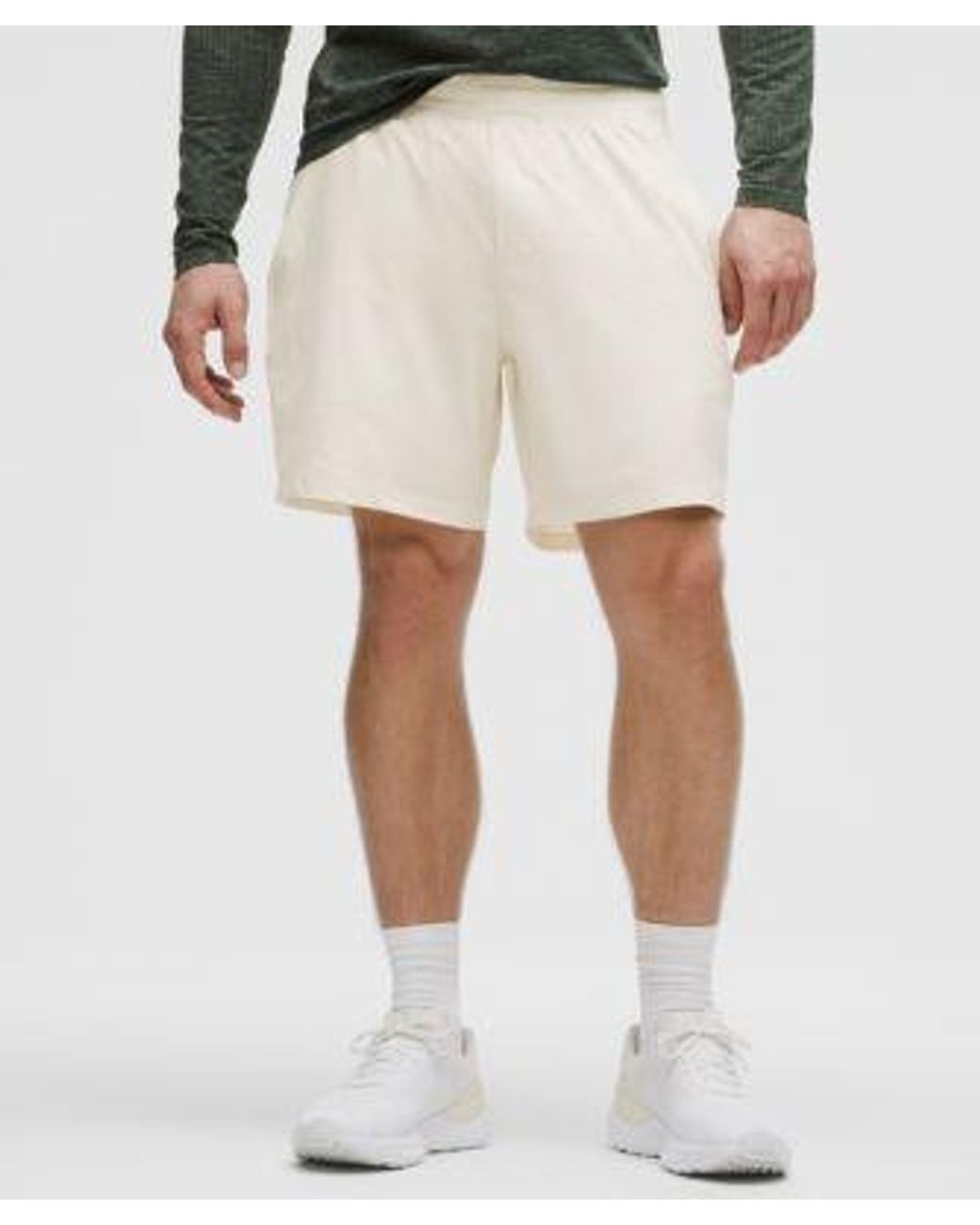 lululemon athletica Natural Pace Breaker Lined Short 7" for men