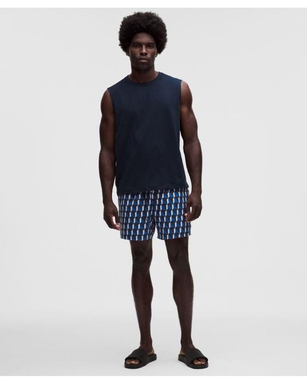 lululemon athletica Blue Swim Short 5" for men