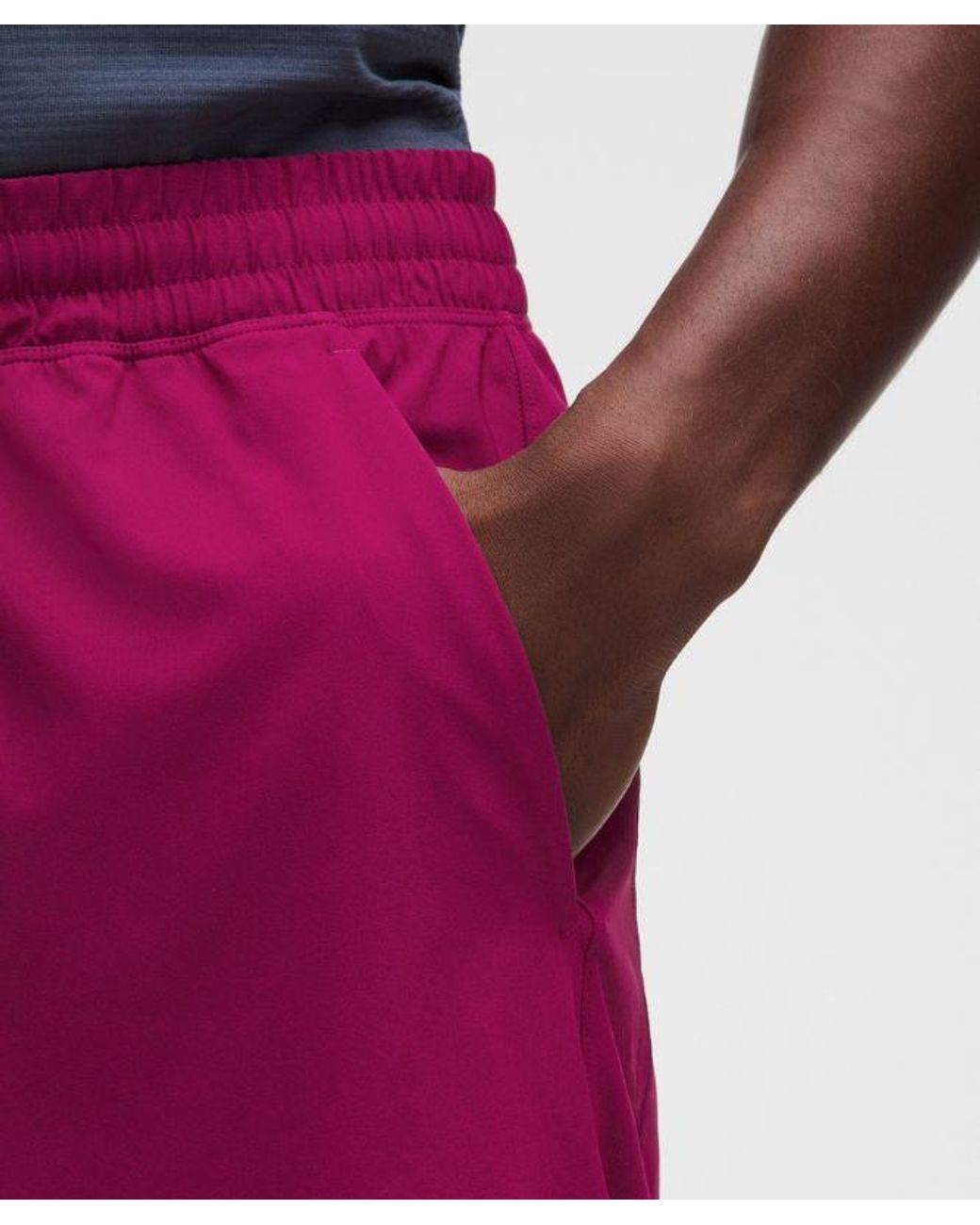 lululemon athletica Blue Pace Breaker Linerless Short 7" for men