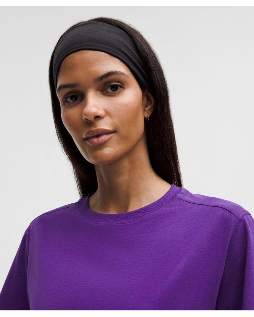 lululemon athletica Purple – All Yours Organic T-Shirt – Cotton-Blend – – Size Medium