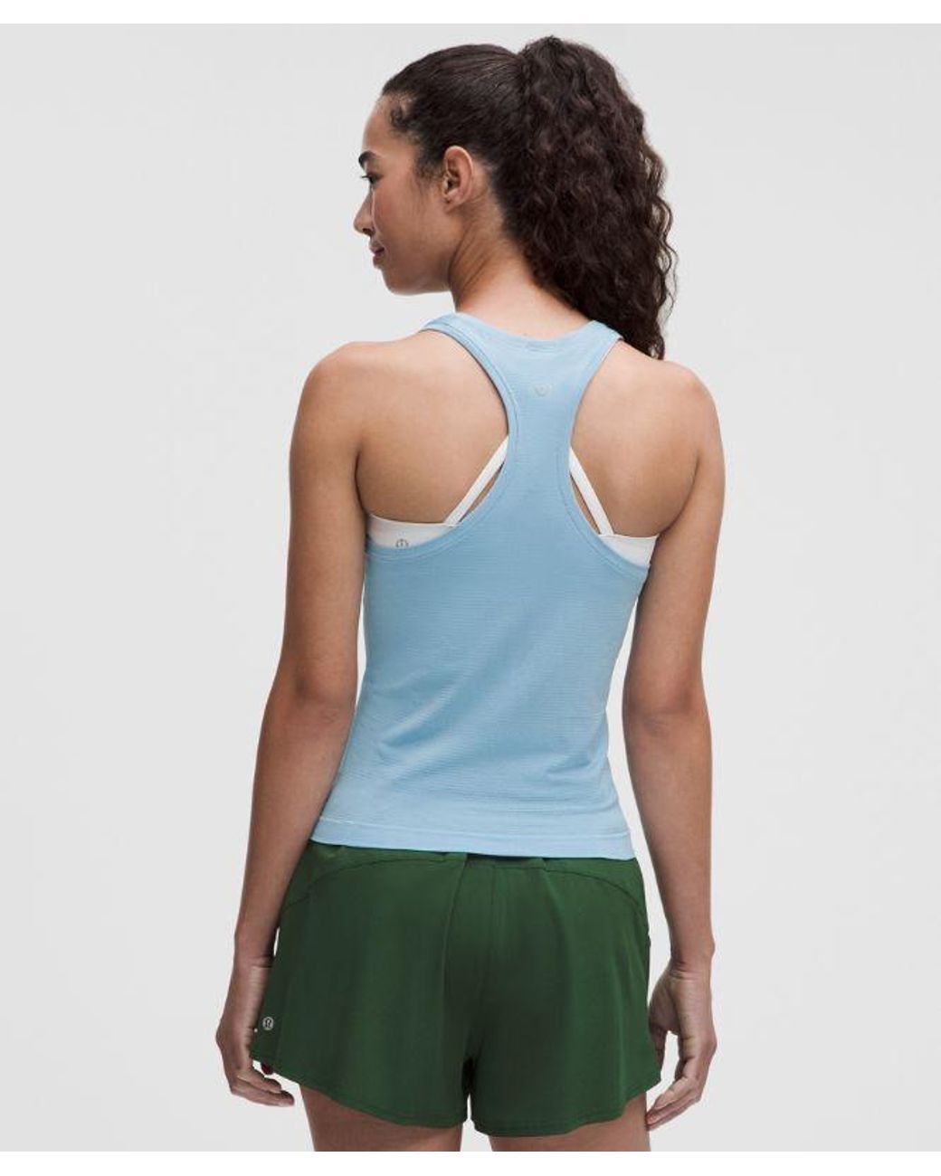lululemon athletica Green – Swiftly Tech Racerback Tank Top 2.4 Waist Length – /Pastel – Size 4