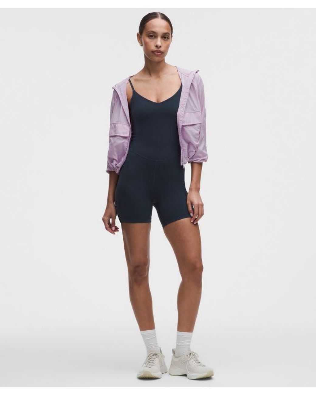 lululemon athletica Blue Align Cami Bodysuit 6"