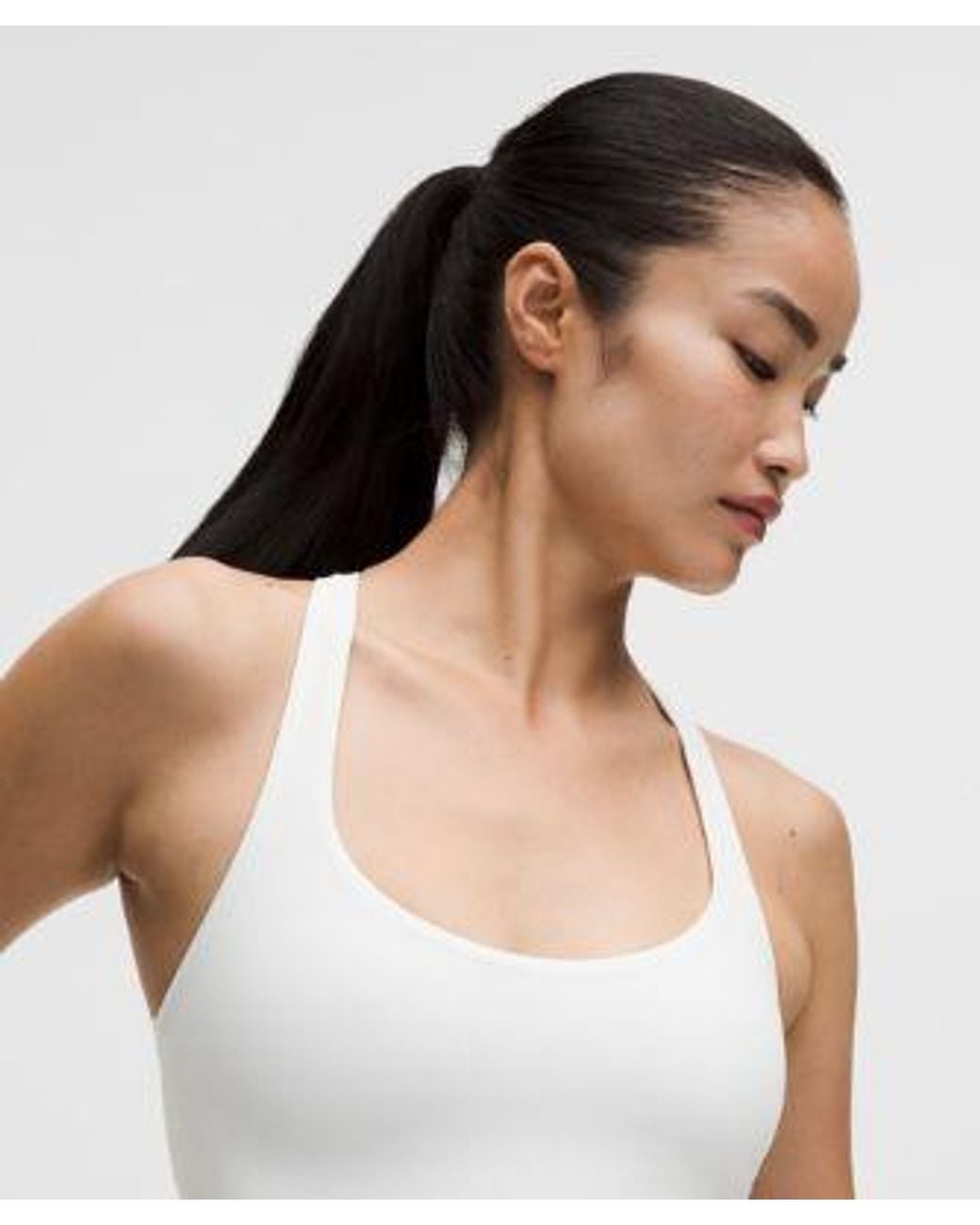 lululemon athletica White Flexyflex Strappy Yoga Bra