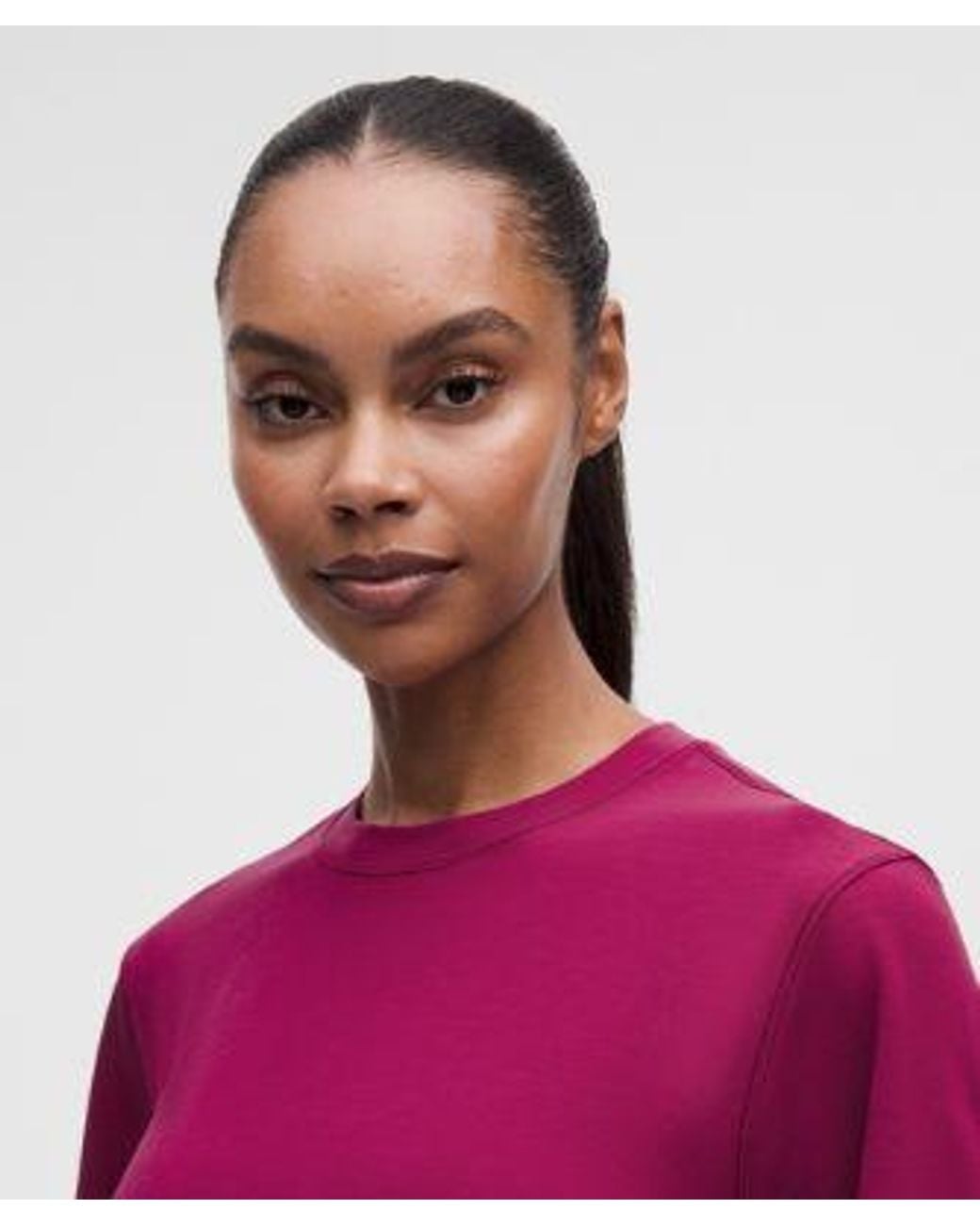 lululemon athletica Purple – Jersey Training Short-Sleeve Shirt – – Size 4