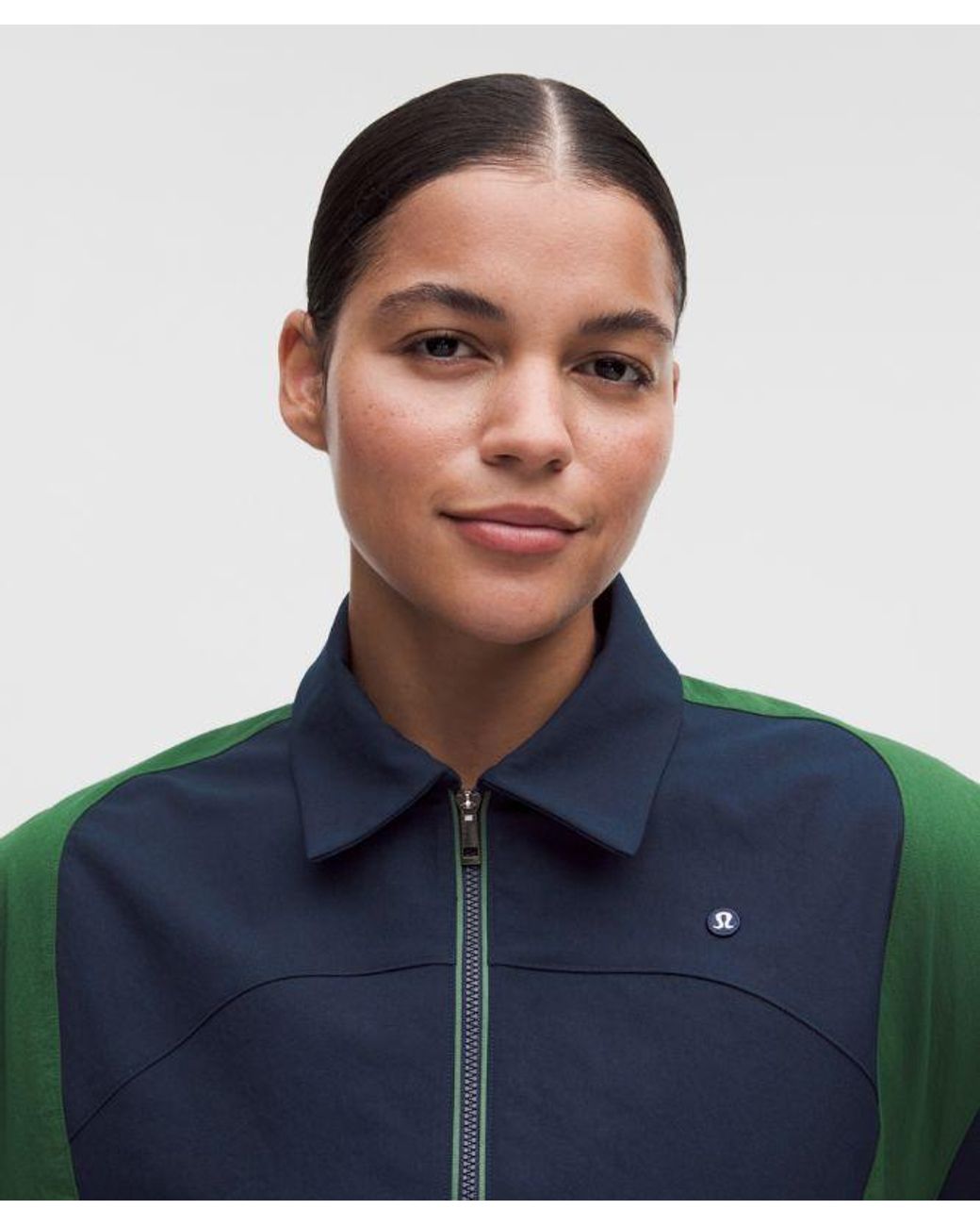lululemon athletica Blue – Collared Panelled Golf Jacket – – Size Large