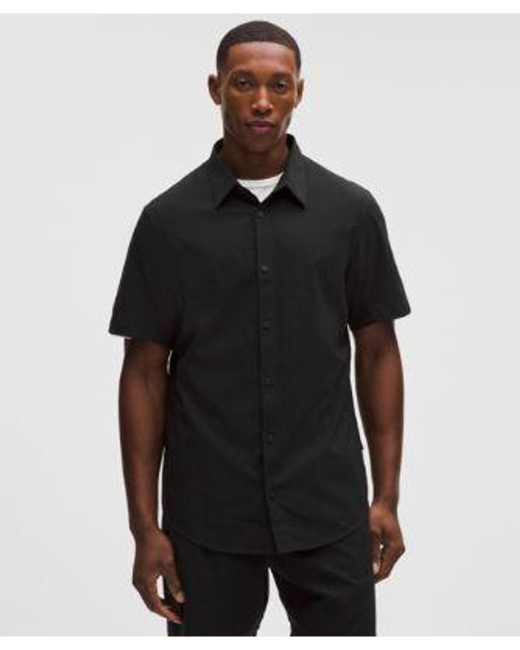 lululemon athletica Black Airing Easy Short-Sleeve Shirt