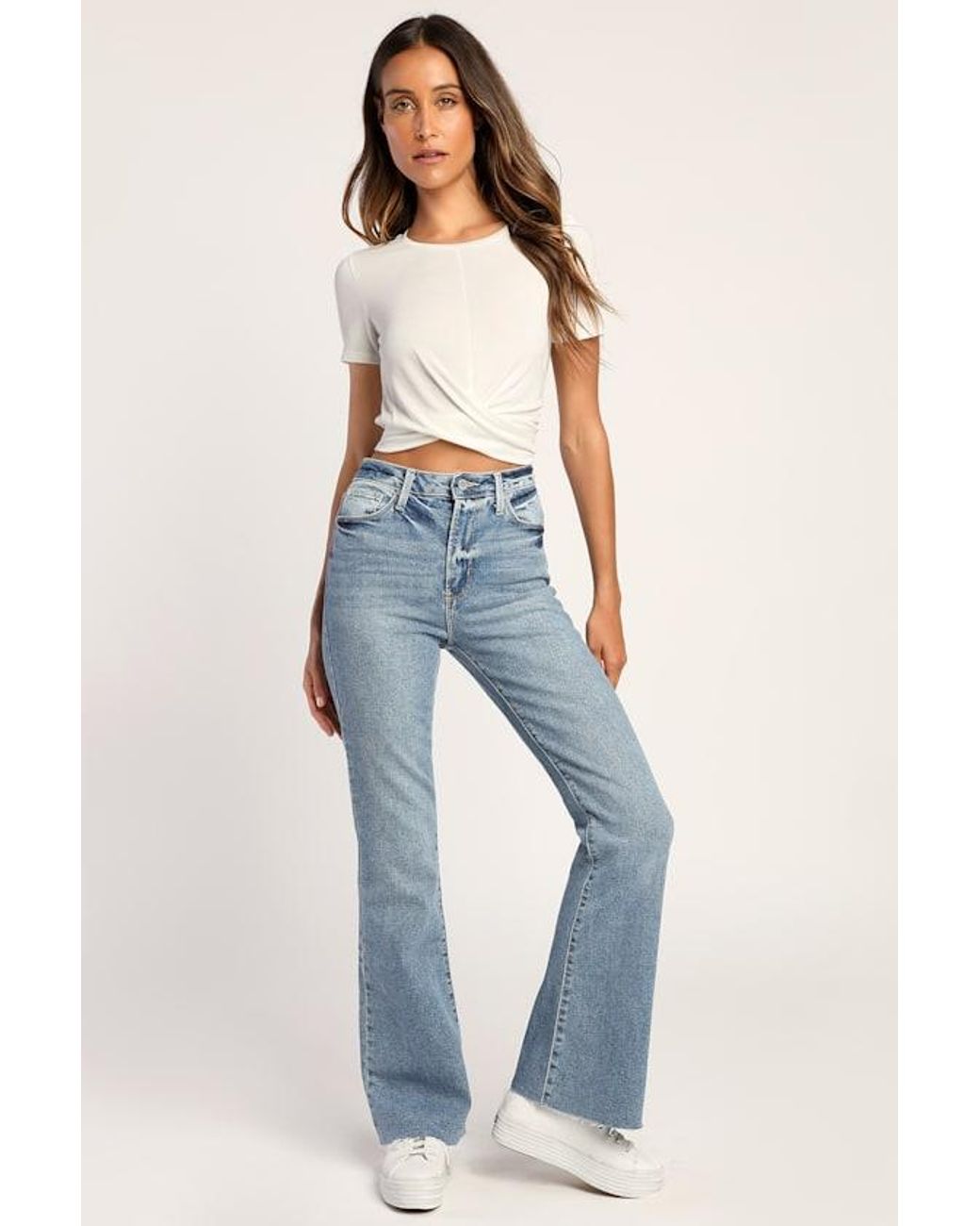 Lulus White All-Access Pass Crop Top