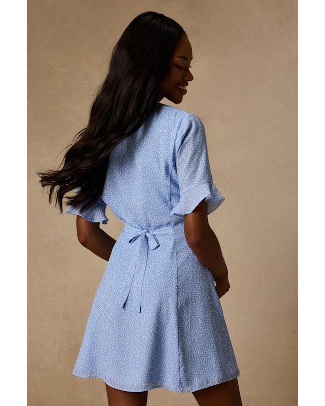 Lulus White Castana Print Button-Up Dress