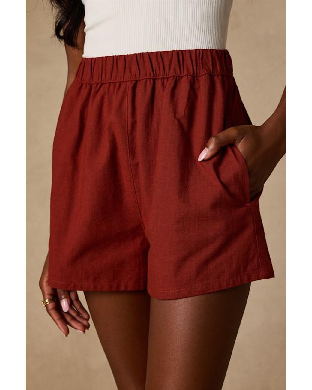 Lulus Brown Classic Beach Shorts