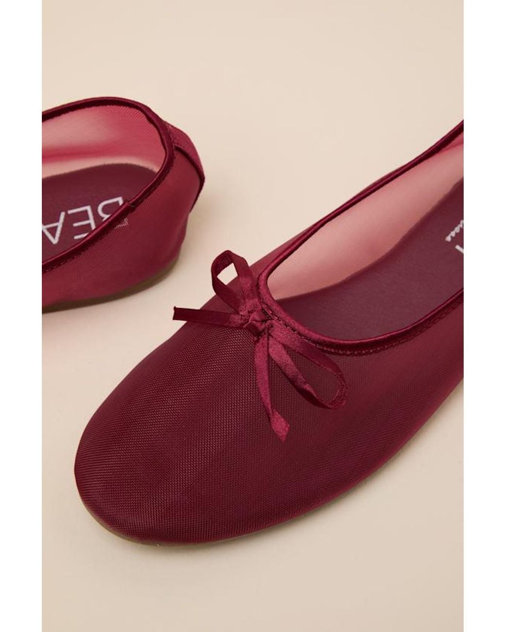Matisse Pink Jerzy Wine Ballet Flats