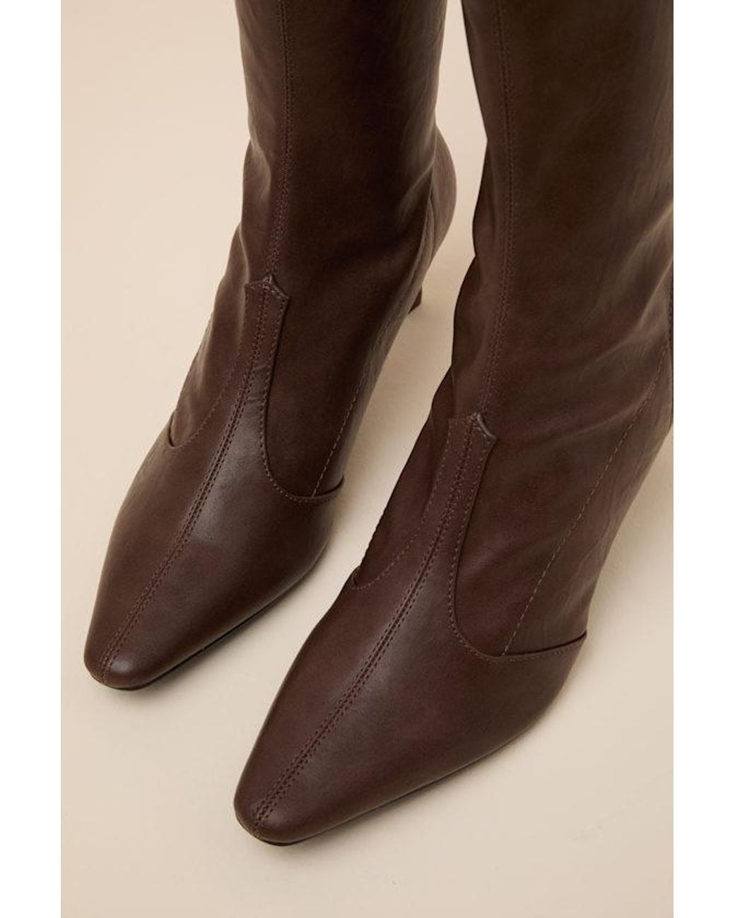 Matisse Brown Clara Espresso Pointed-Toe Boots