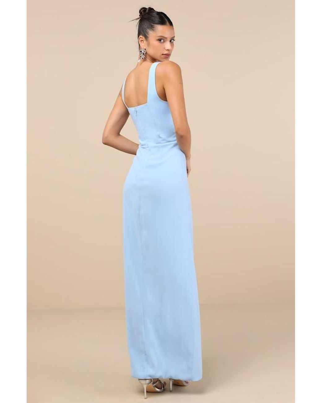 black.dress Sloan Black Satin Formal Maxi Dress – Beginning Boutique US Color:Light Teal Dressed Up To Get Down Beach dress PATTERN, sexy