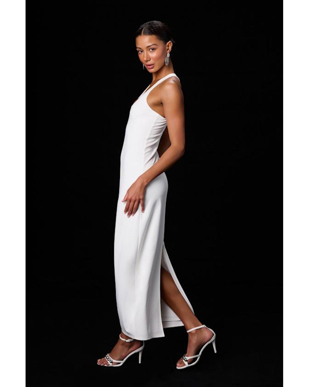 Lulus Black Jalini Jersey Knit Scoop Neck Maxi Dress