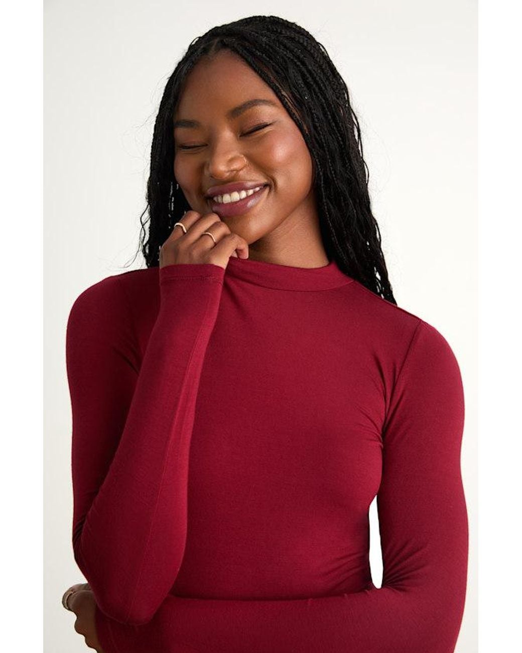 Lulus Red Anything Is Posh-Ible Top