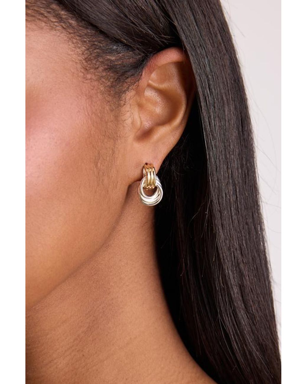 Lulus Black Julianne And Doorknocker Earrings