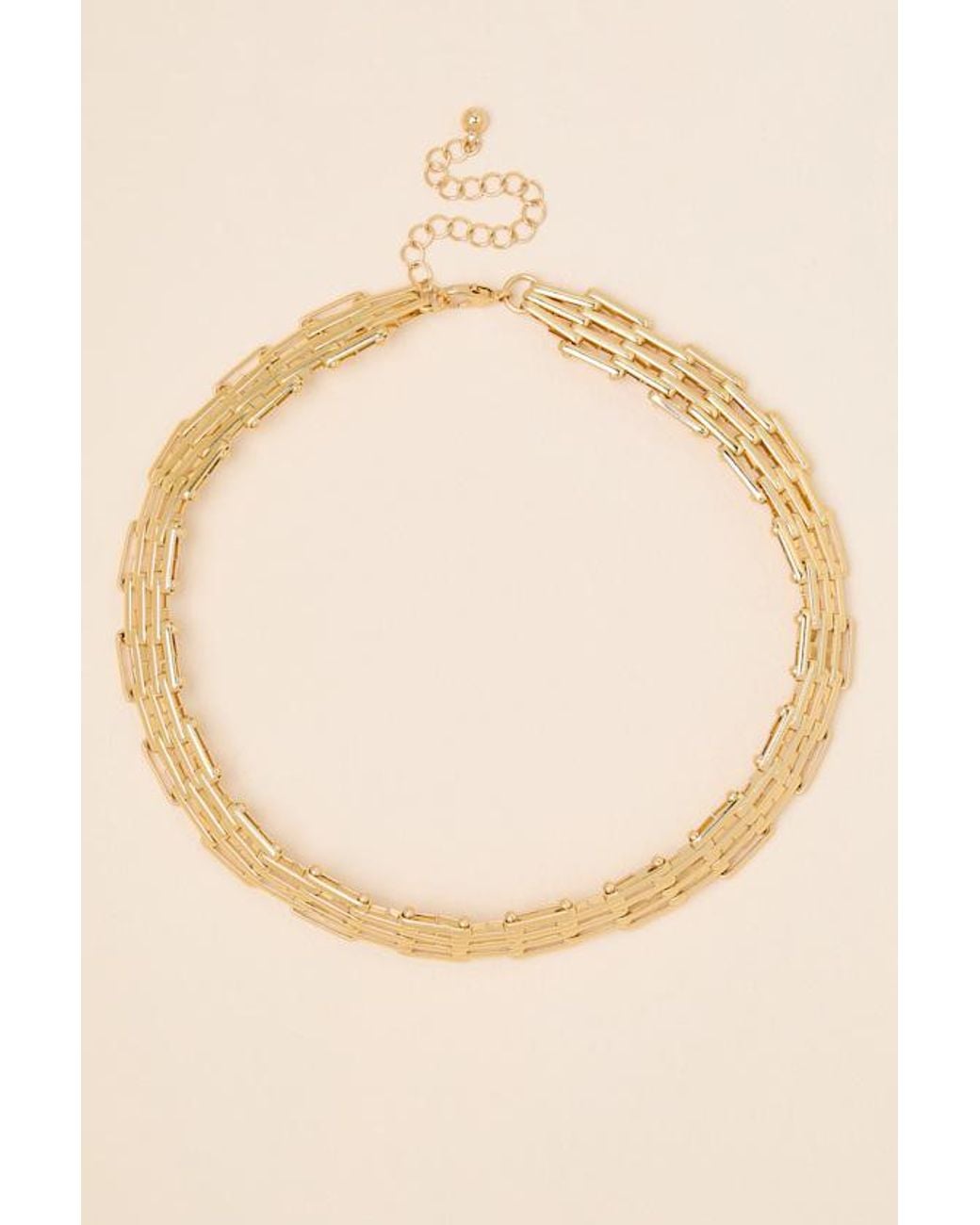 Lulus Brown Montclair Chunky Necklace