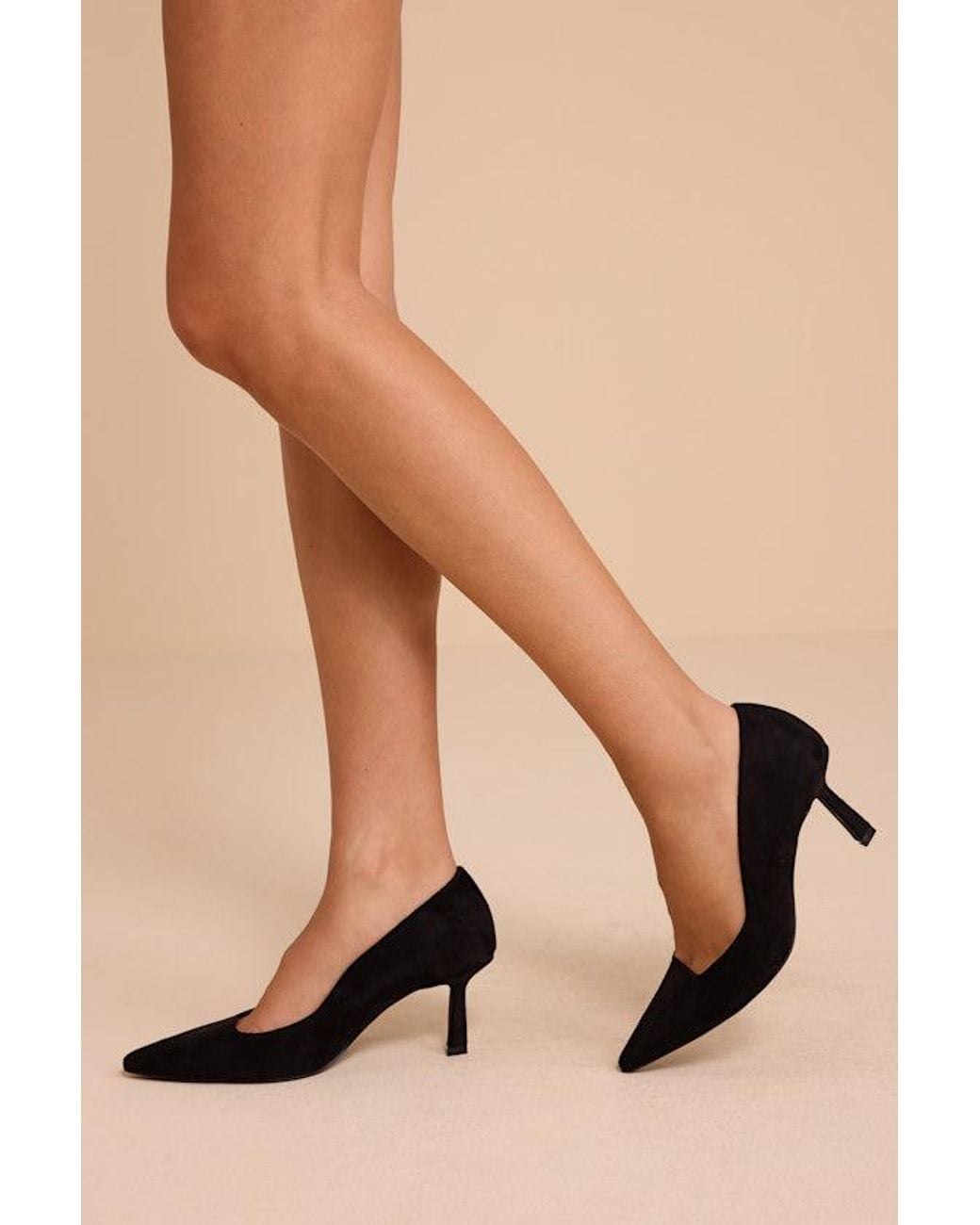 Madden Girl Natural Grovvee Suede Pointed-Toe Pumps