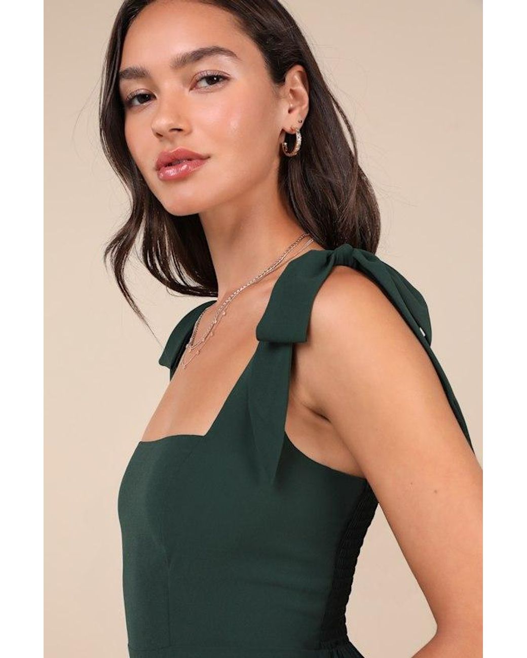 Lulus Multicolor Summer Invite Tie-Strap Tiered Midi Dress