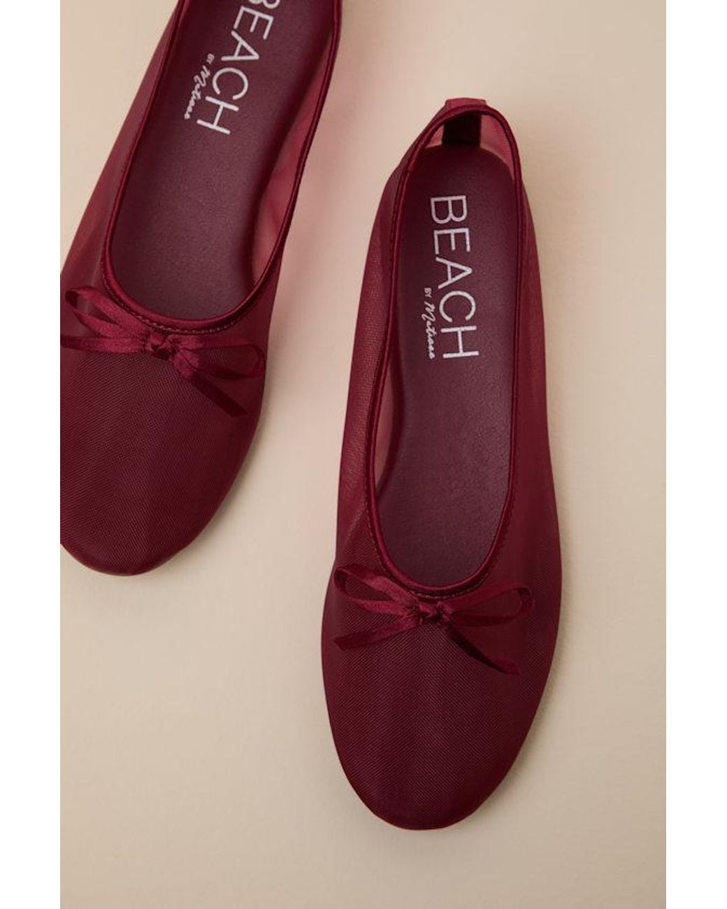 Matisse Pink Jerzy Wine Ballet Flats