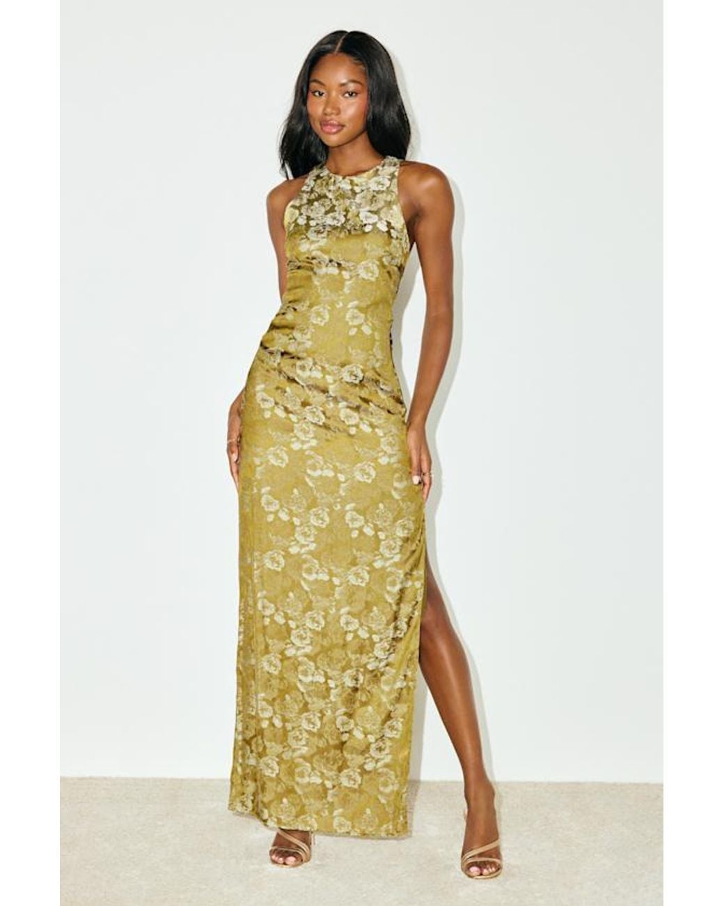 talisa maxi dress - gold Talissa Tulle Maxi Dress - Yellow - Buy Women's Dresses main image 0
