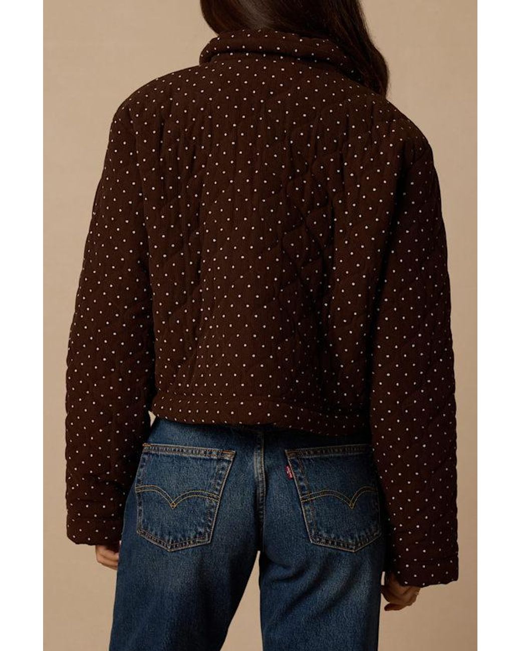 Lulus Brown Erin Quilted Jacket