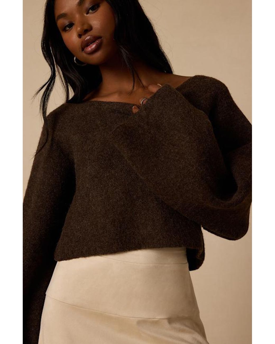 Lulus Black Bhodi Cropped Sweater