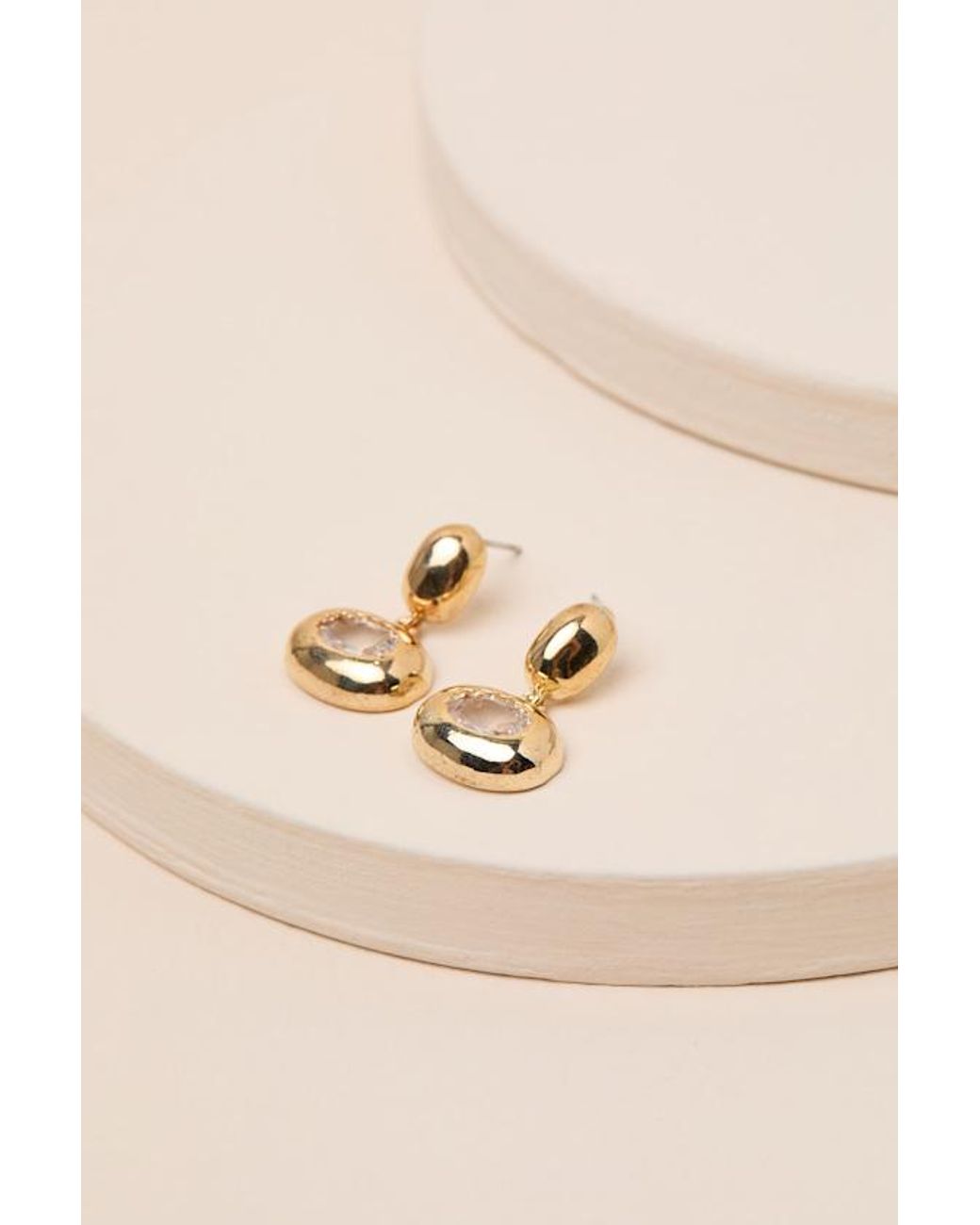 Lulus Black Quinlin Rhinestone Earrings