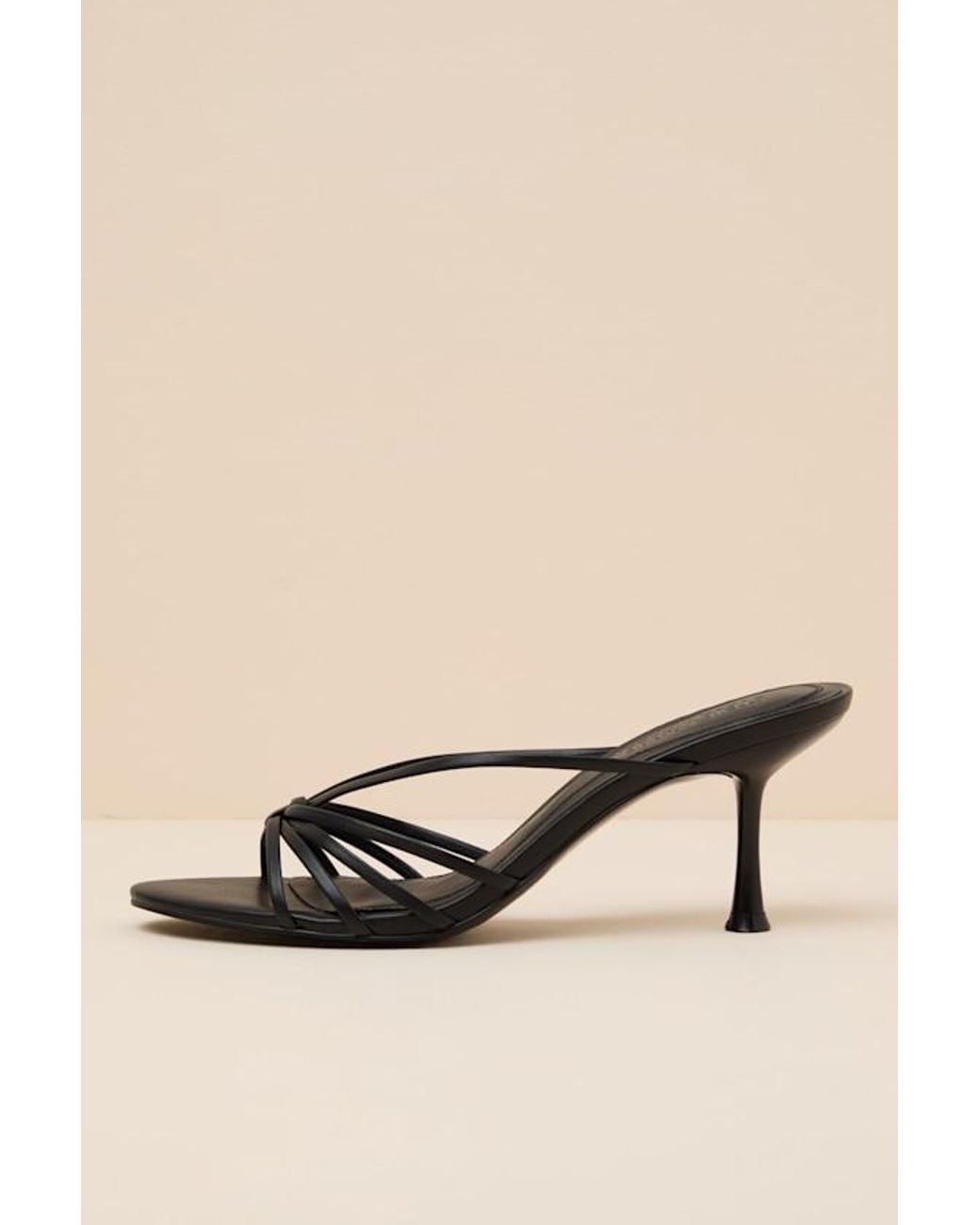 Steve Madden Natural Edna Strappy High Heel Sandals