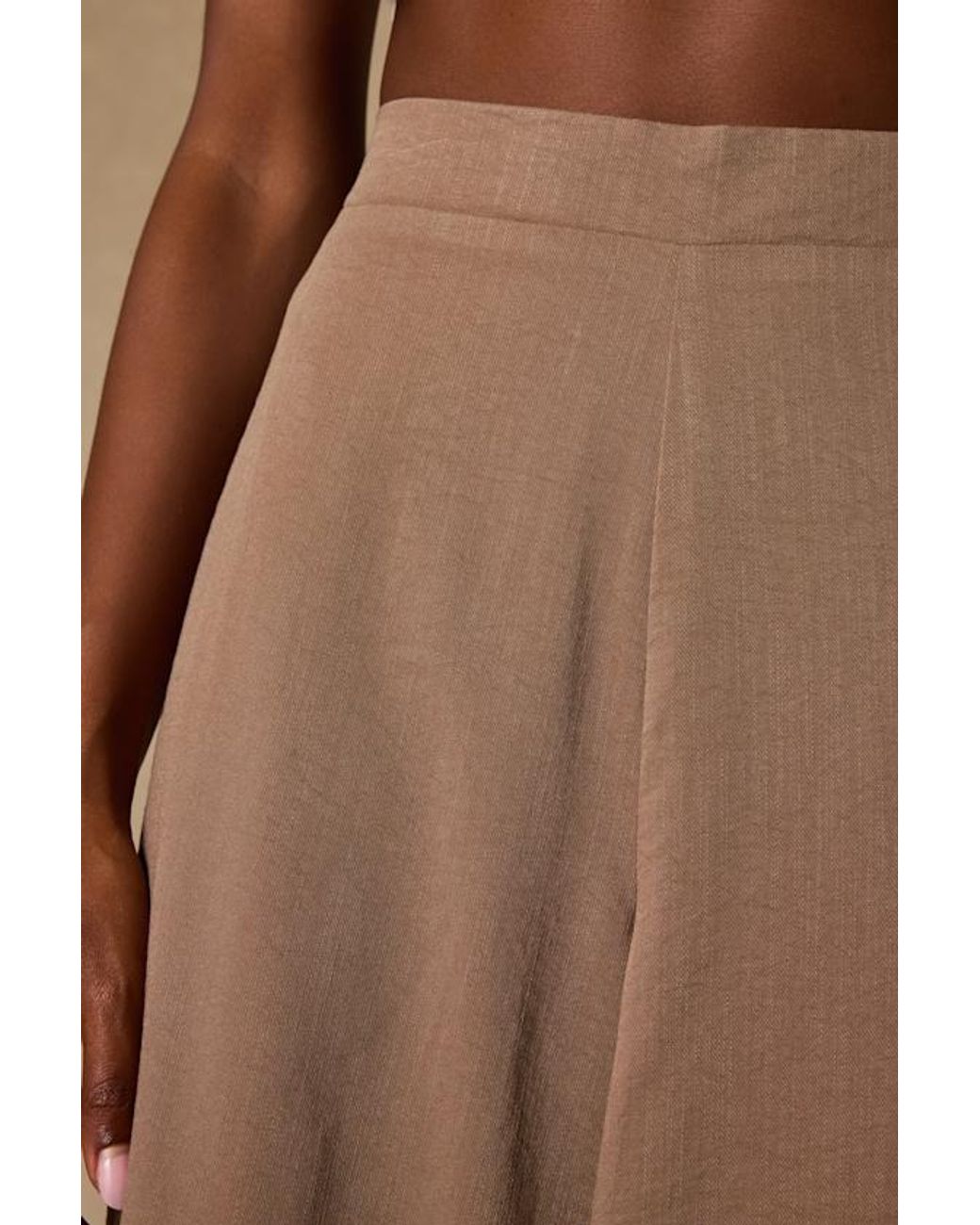 Lulus Natural Cooper Wide-Leg Pants