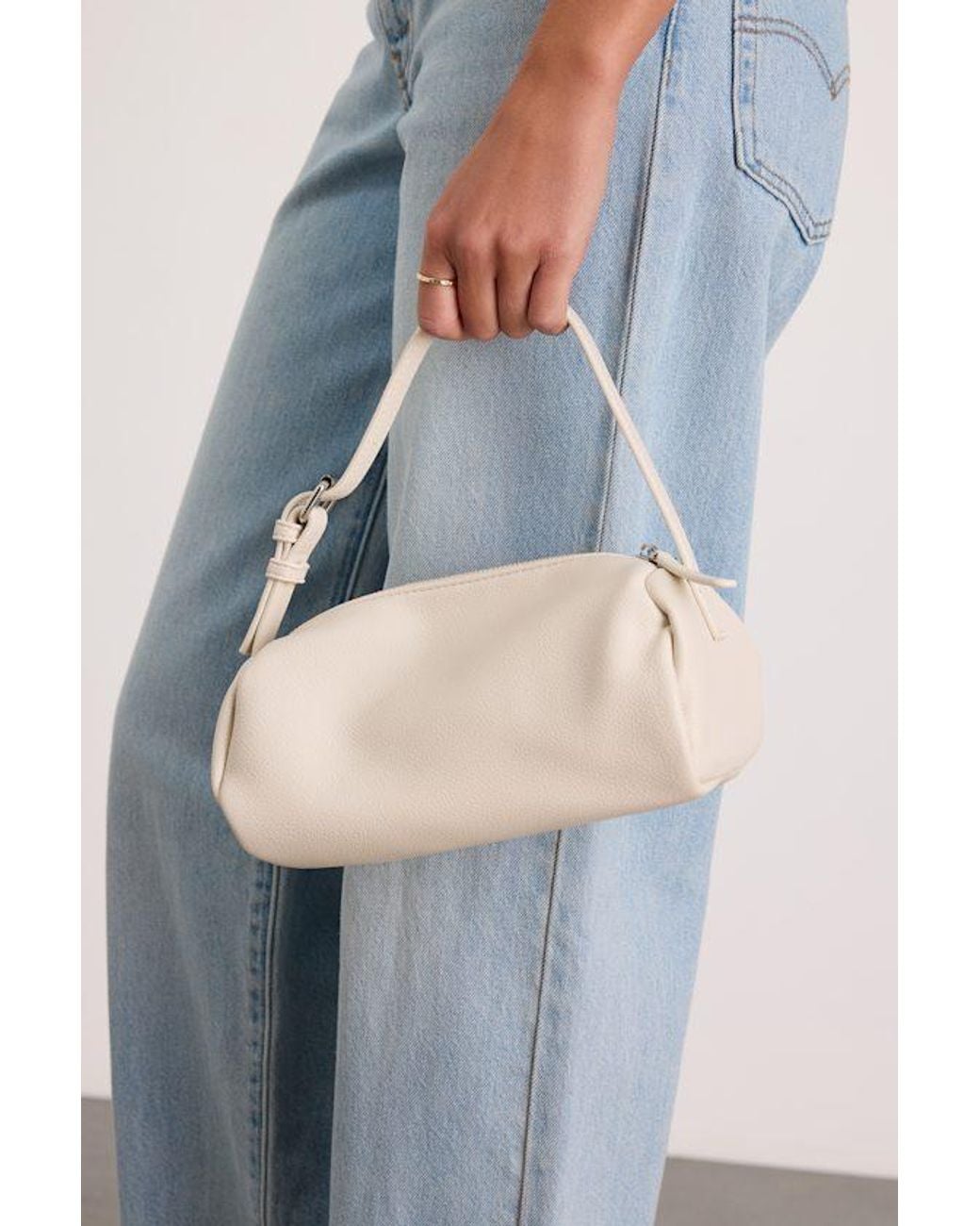 Lulus White Dacia Shoulder Bag
