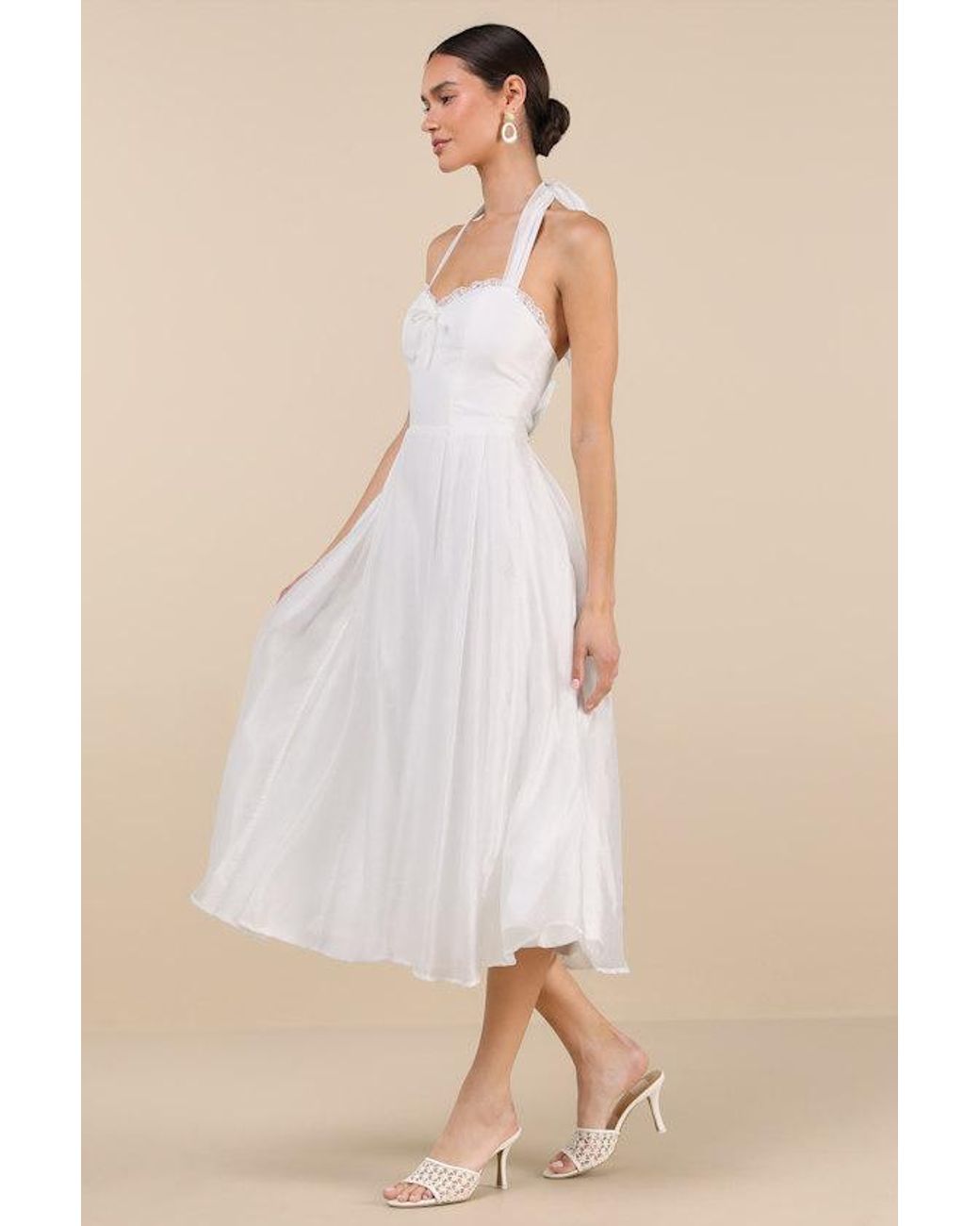 chinese dress ladies LULU'S Steal Your Heart Cream Crochet Lace Midi Dress  Style Exchange  Boutique PGH
