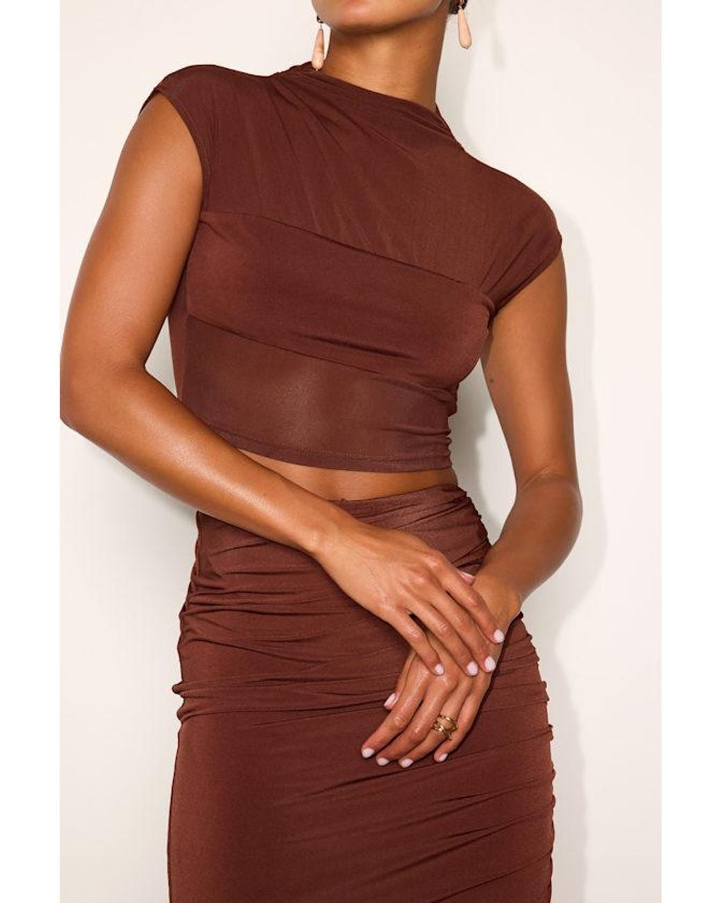 Lulus Red Kiara Mesh Two-Piece Midi Dress