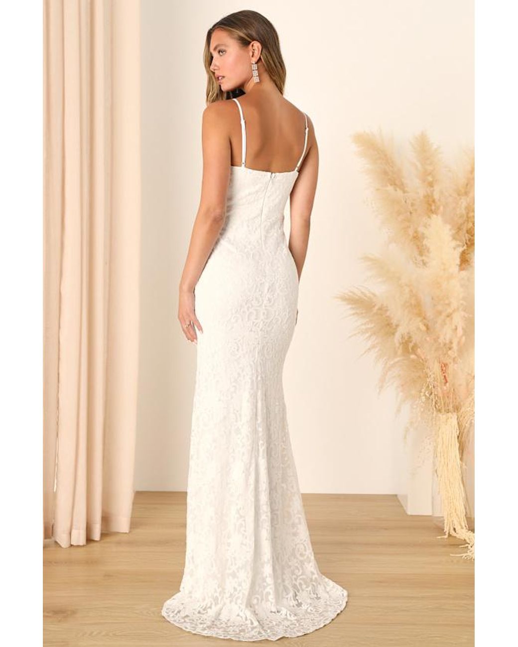 Lulus Natural My Kind Of Forever Mesh Floral Embroidered Maxi Dress