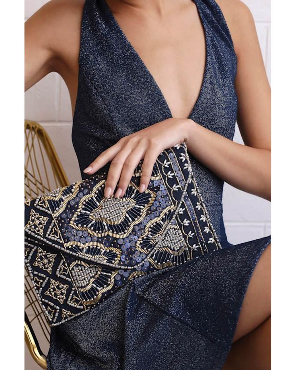 Lulus Blue Etched
