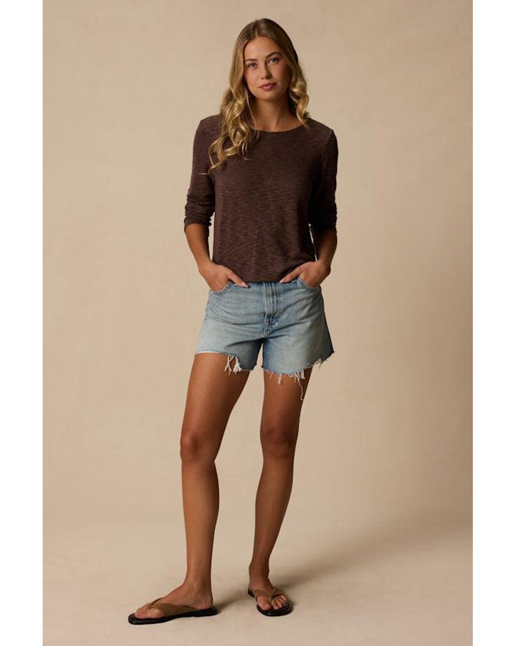 Lulus Brown Wyatt Cross Back Sweater