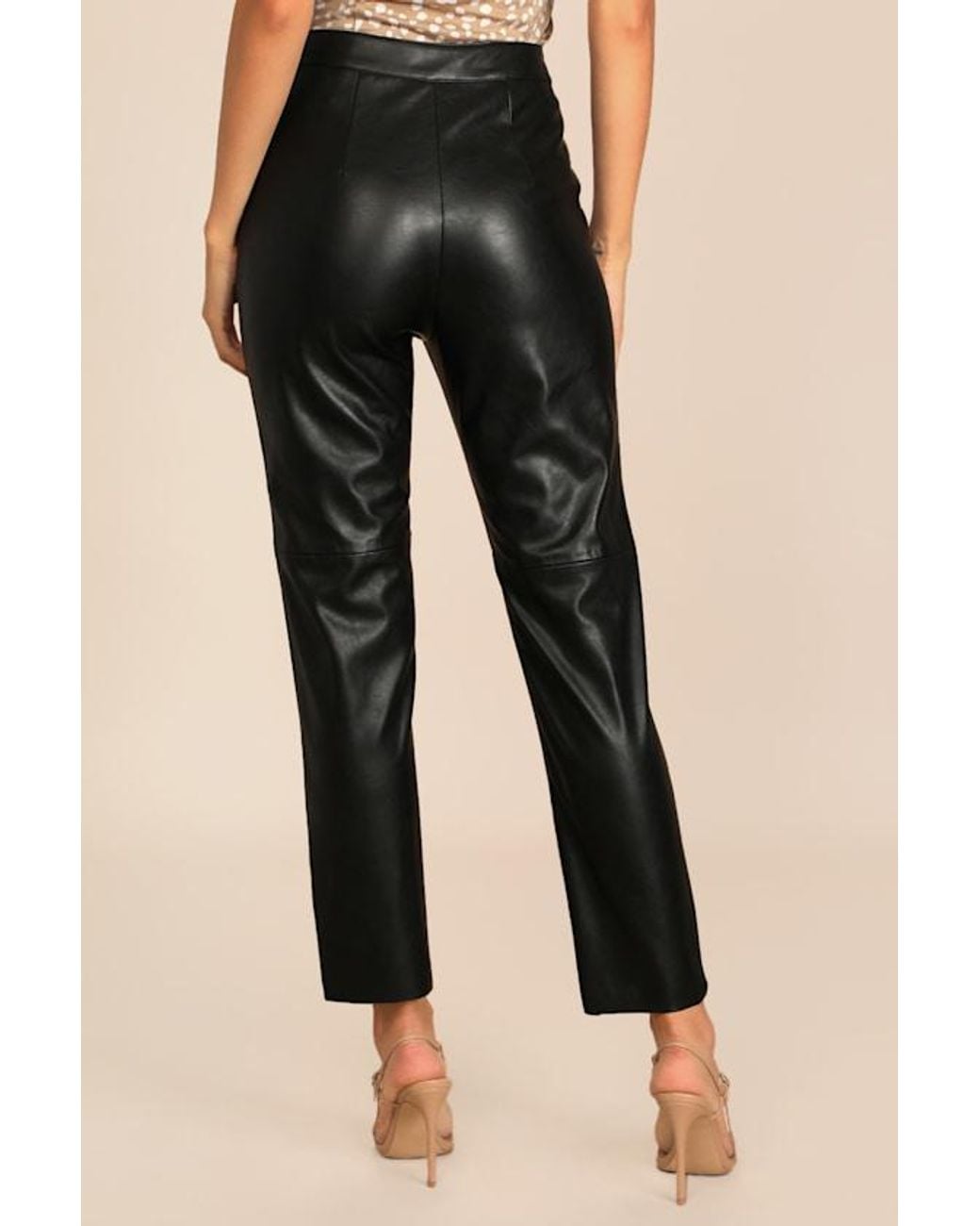 Lulus Natural Open Minded Vegan Leather Pants