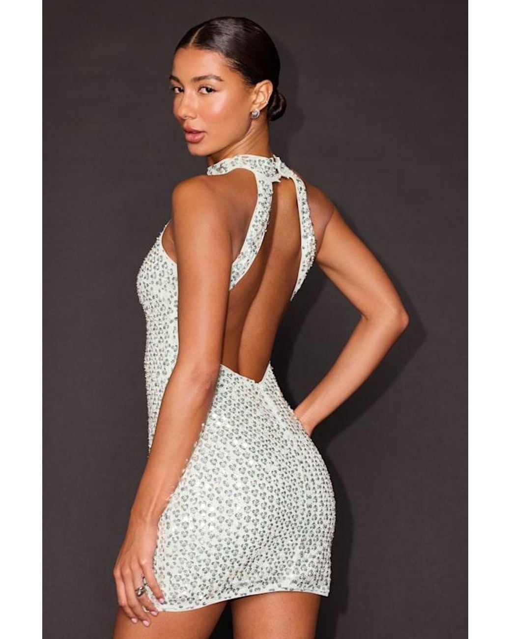 Lulus Black Ciara Sequin Mini Dress