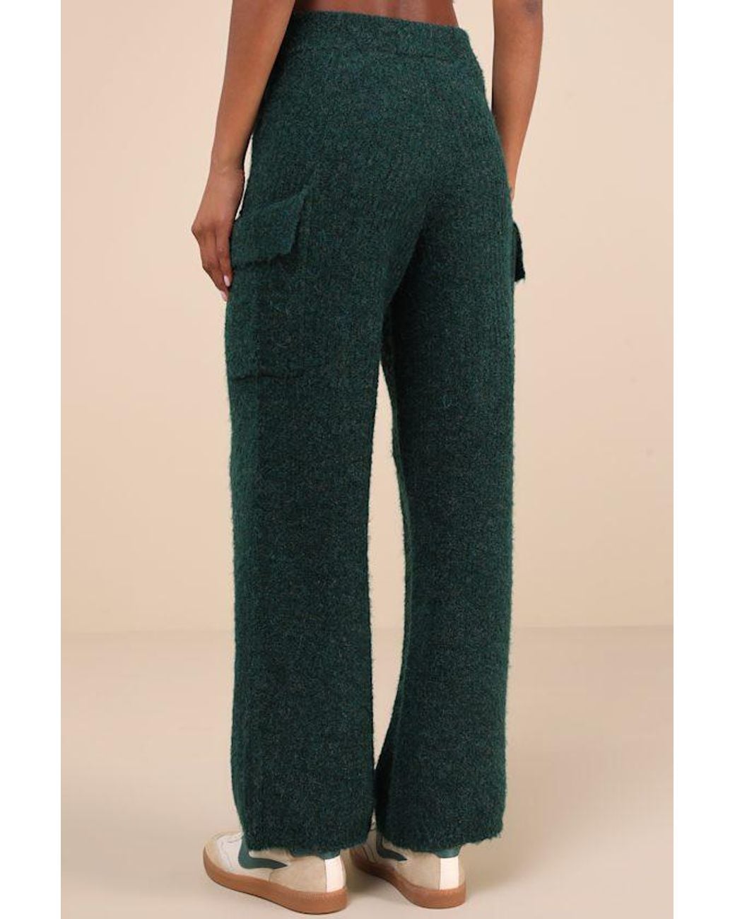 Lulus Blue Signature Sunday Knit Sweater Pants