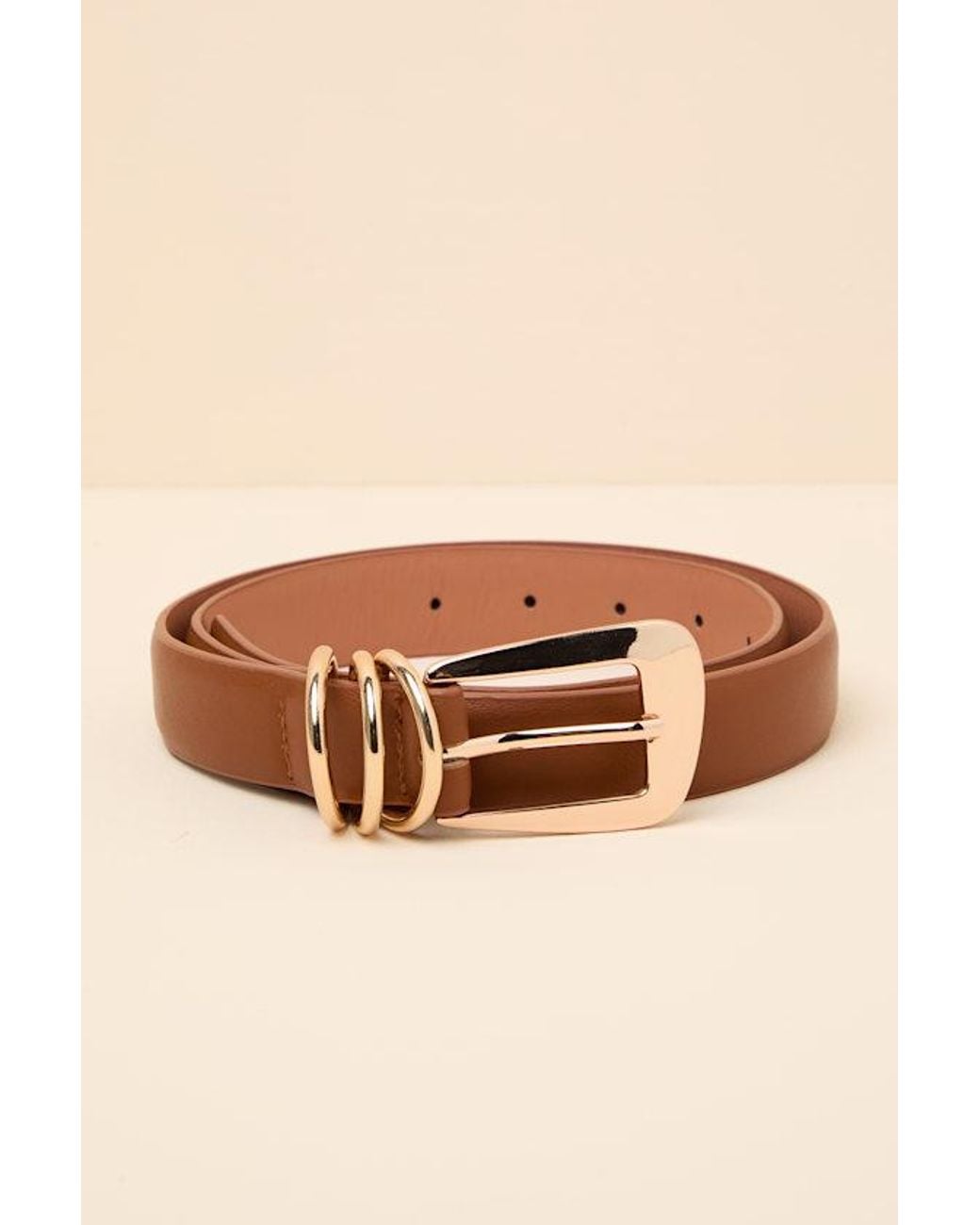 Lulus Blue Rou And Statement Belt