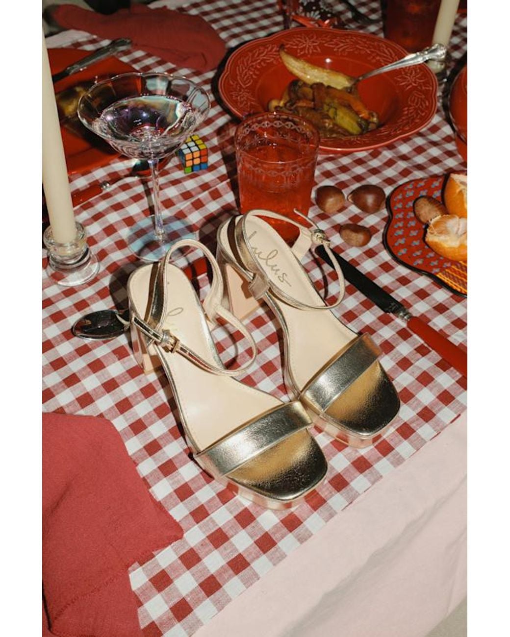 Lulus Natural Reeze Platform High Heel Sandals