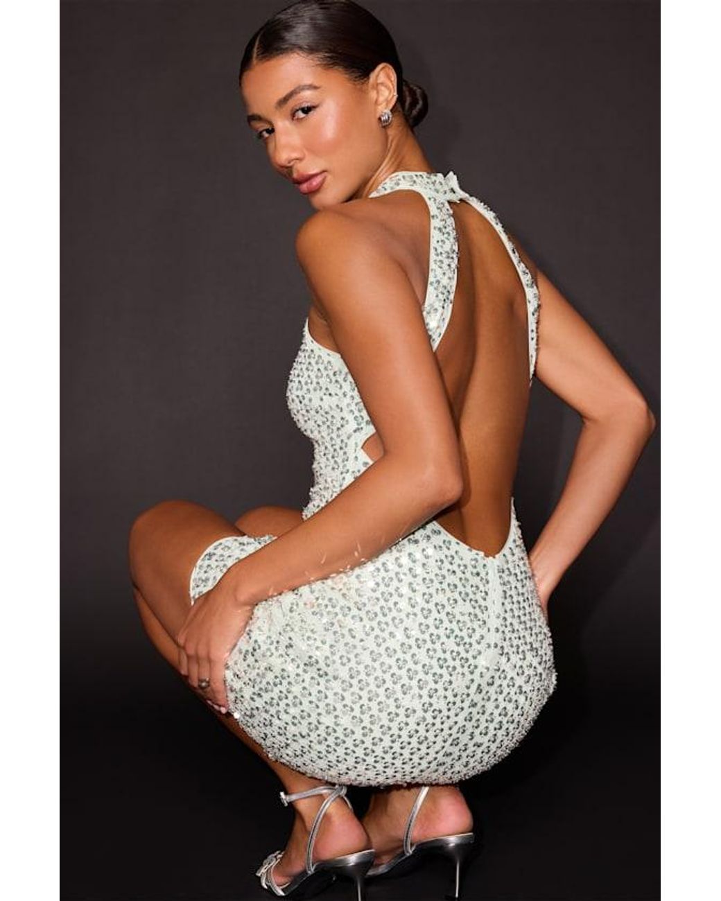Lulus Black Ciara Sequin Mini Dress