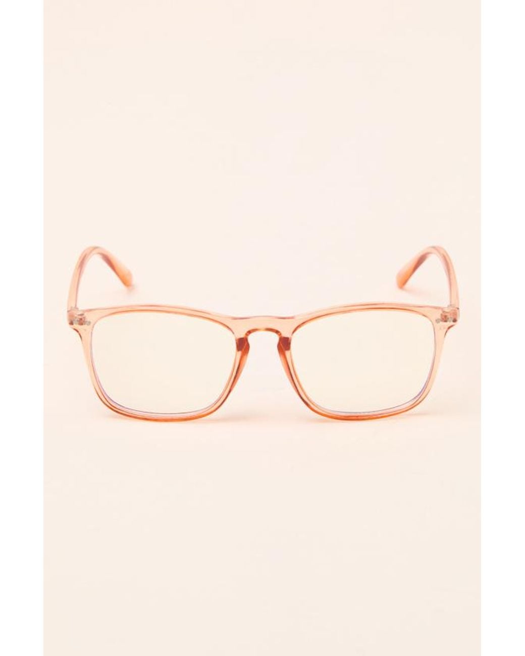 Lulus Brown Huxley Square Light Glasses