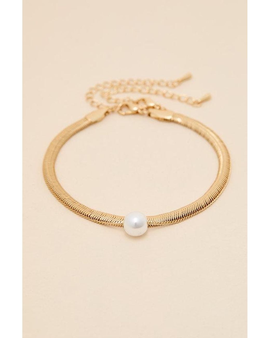 Lulus Natural Martina Pearl Two-Piece Bracelet Set