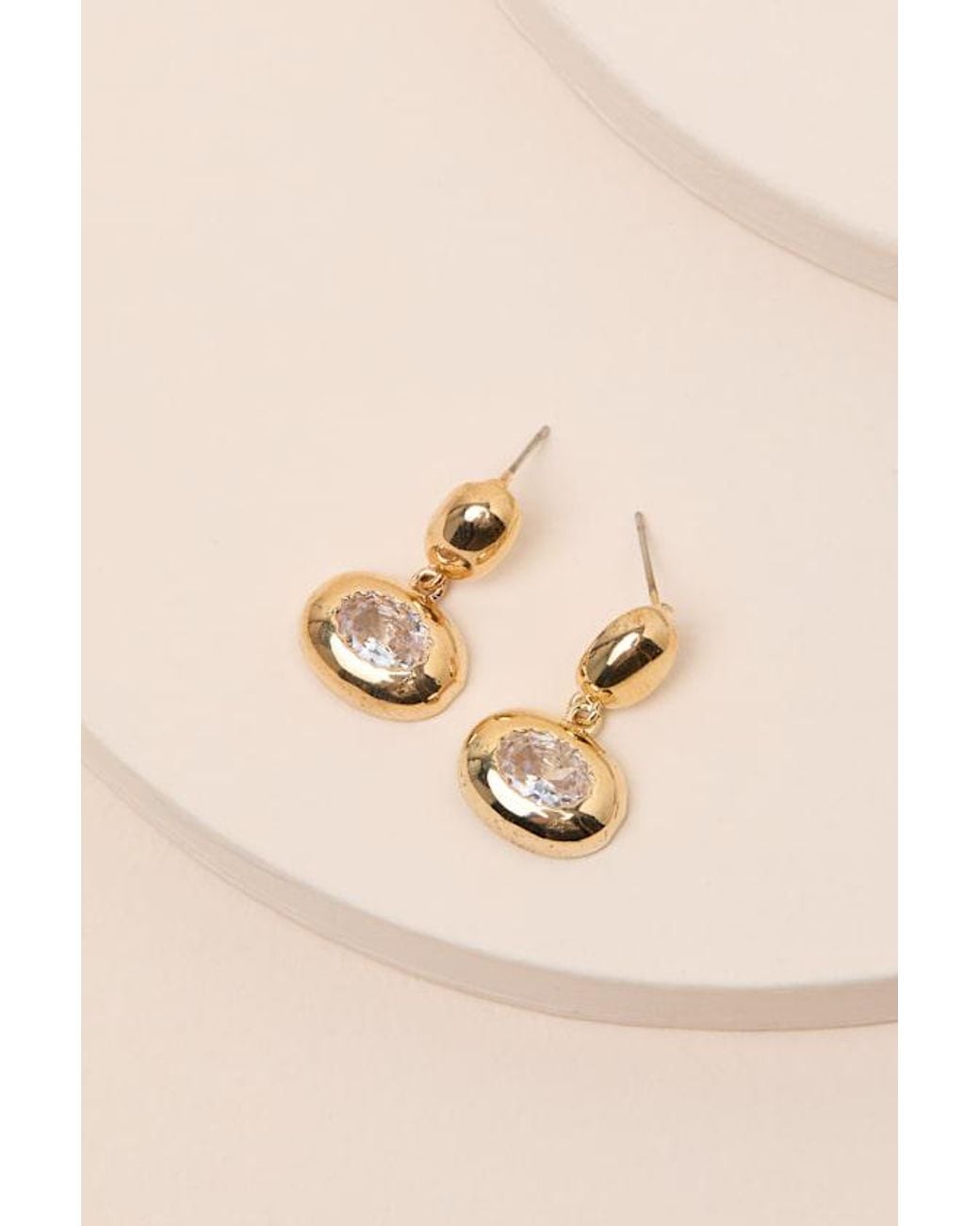 Lulus Black Quinlin Rhinestone Earrings