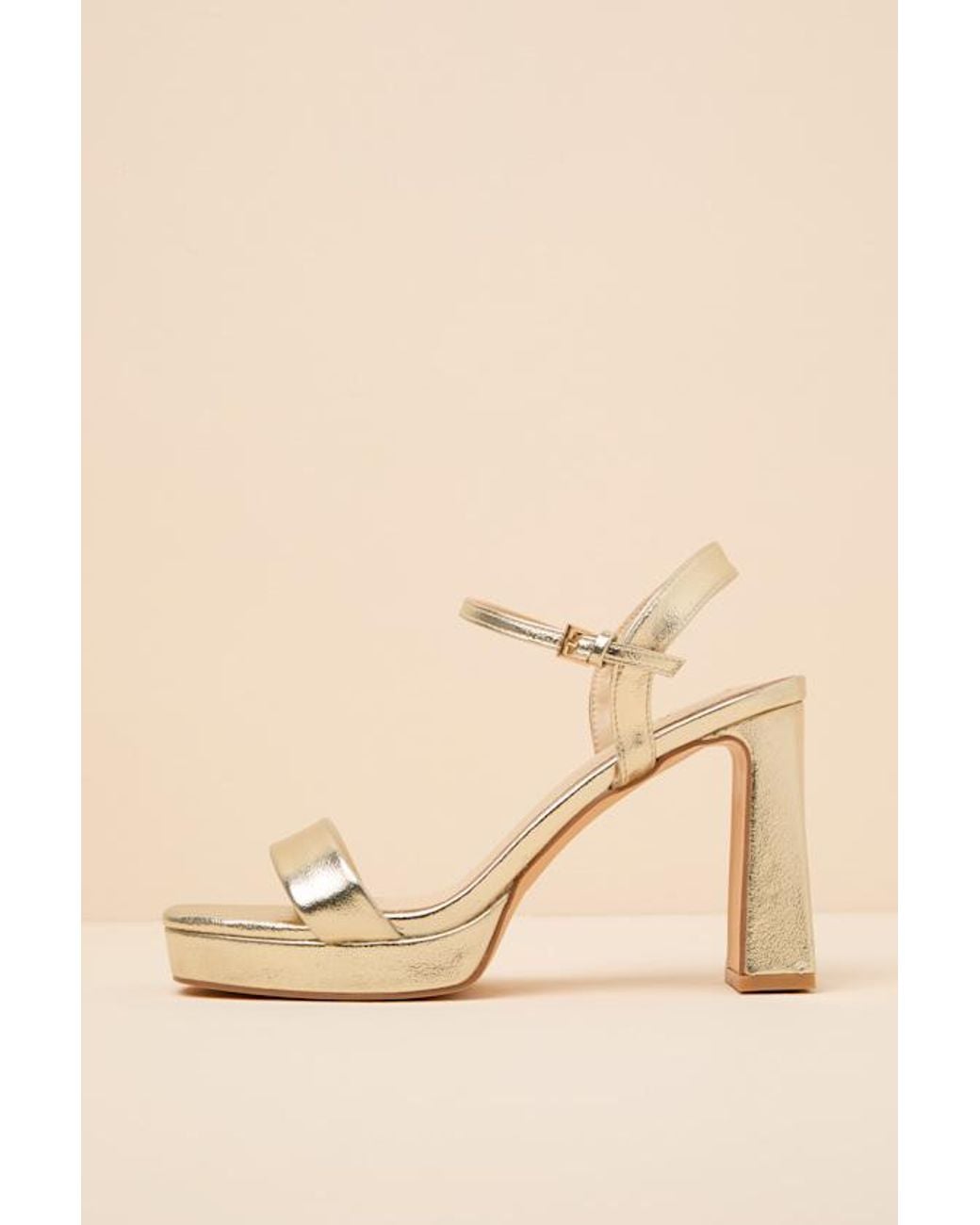 Lulus Natural Reeze Platform High Heel Sandals