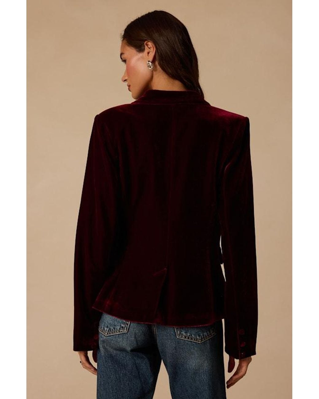 Lulus Black Cashton Velvet Blazer